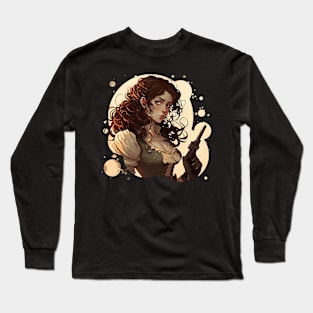 Curly Jo Long Sleeve T-Shirt